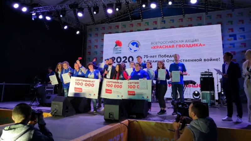 Республика Крым заняла третье место по сумме собранных средств в рамках Всероссийской акции «Красная гвоздика»